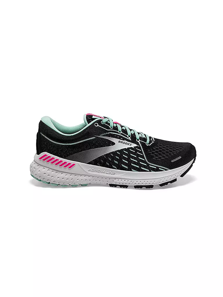 BROOKS Damen Laufschuhe Adrenaline GTS 21 BLACK PINK YUCC schwarz